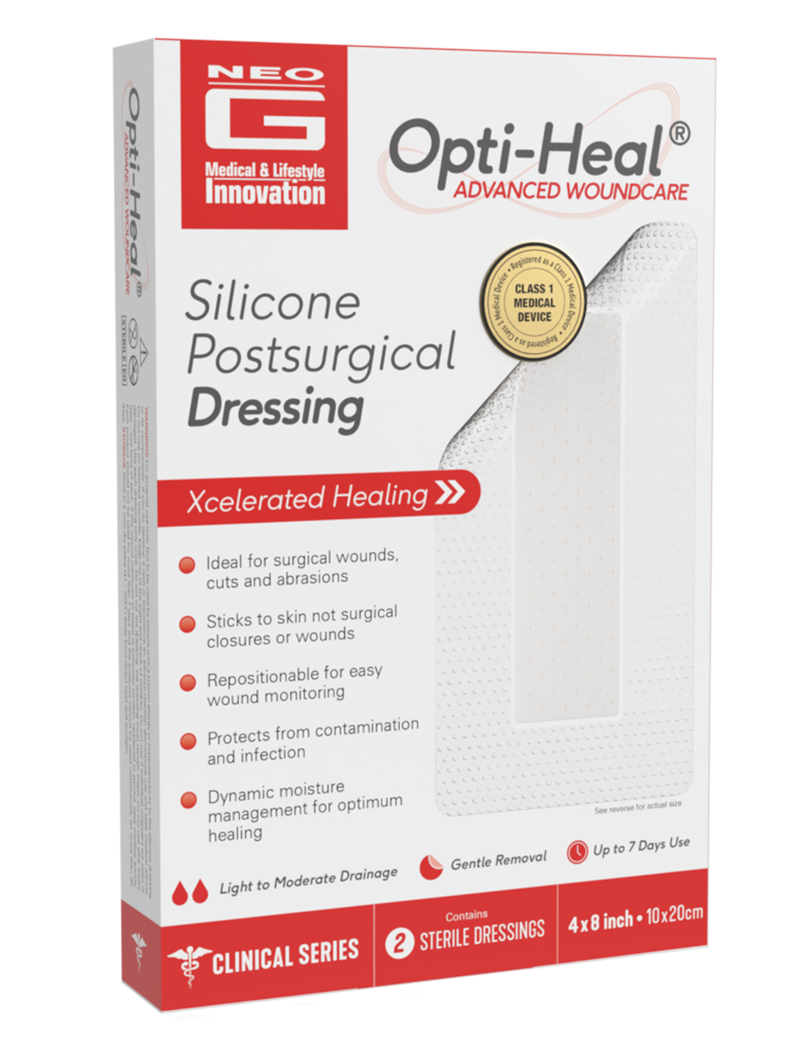 Silicone Postsurgical Dressing
