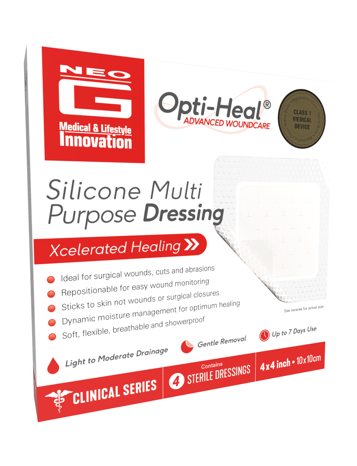 Silicone Wound Dressing Multi Purpose | Opti-Heal