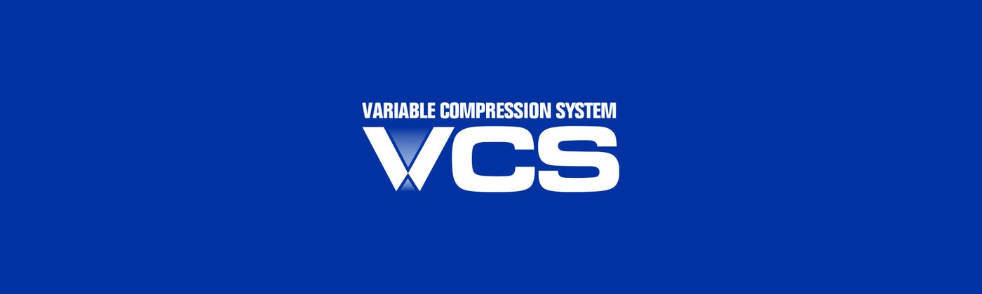 "Variable Compression System" logo