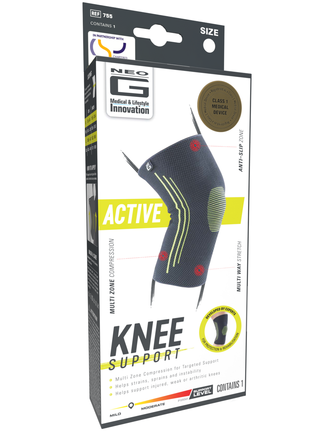 Compression Knee Brace | Active Knee Support | Neo G USA