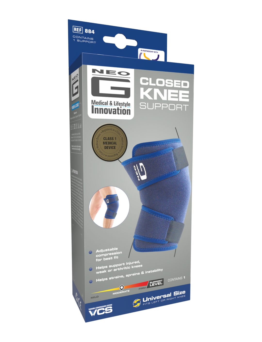 Closed Knee Support | Knee Brace | Neo G USA