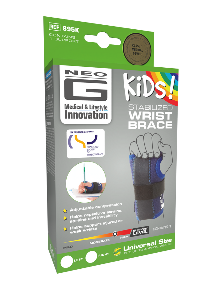 Kids Wrist Brace with Stabilizing Metal Splint | Neo G USA