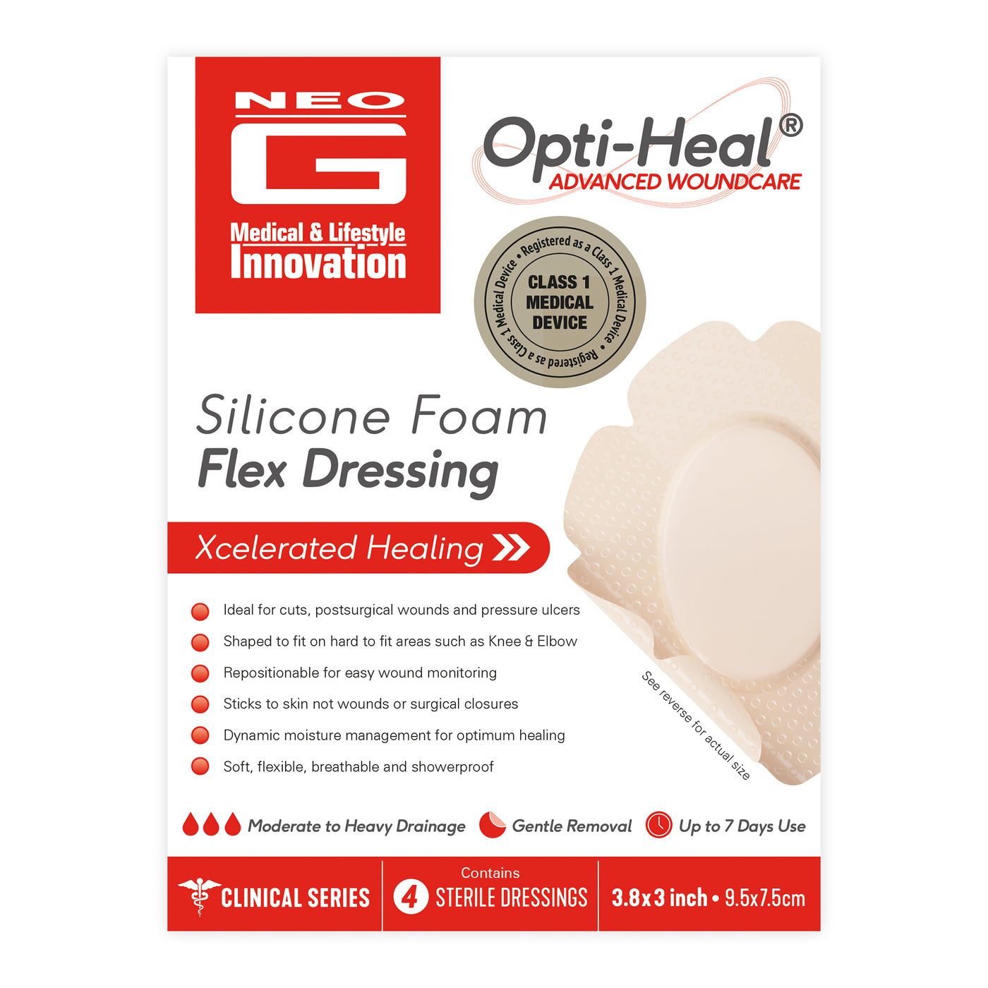 Silicone Foam Flex Dressing