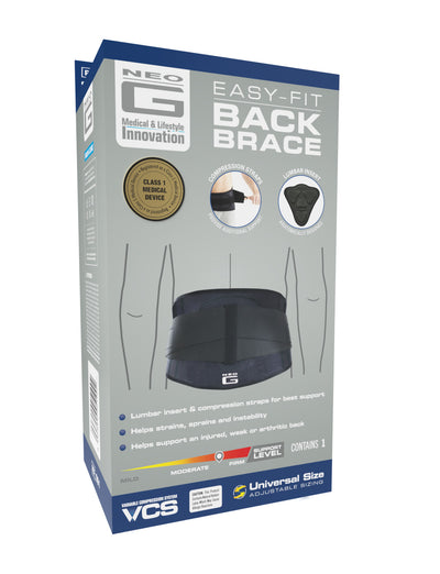 Neo G Easy-Fit Back Brace box