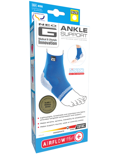 Airflow Plus Ankle Support with Silicone Joint Cushions