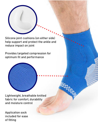 Airflow Plus Ankle Support with Silicone Joint Cushions