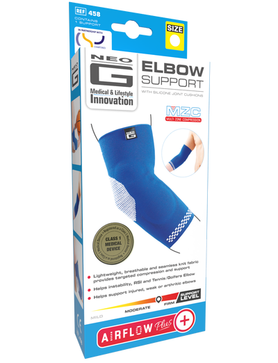 Airflow Plus Elbow Support with Silicone Joint Cushions