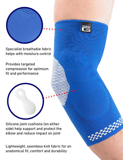 Airflow Plus Elbow Support with Silicone Joint Cushions