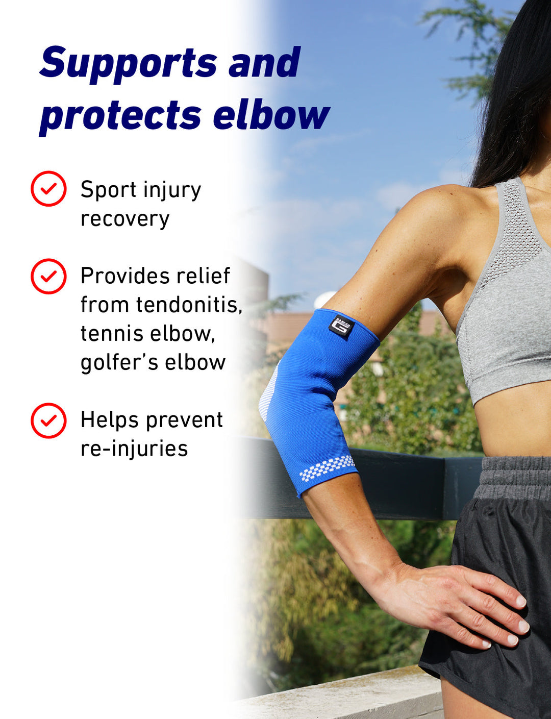 Elbow Support Brace | Airflow Plus Elbow Support | Neo G USA
