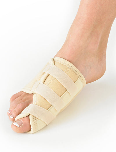 Right foot wearing Neo G Bunion - Hallux Valgus Soft Support inner side