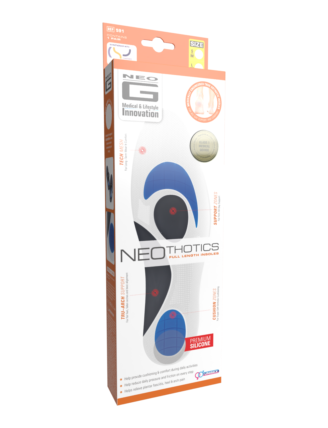 NeoThotics Silicone Full Length Insoles