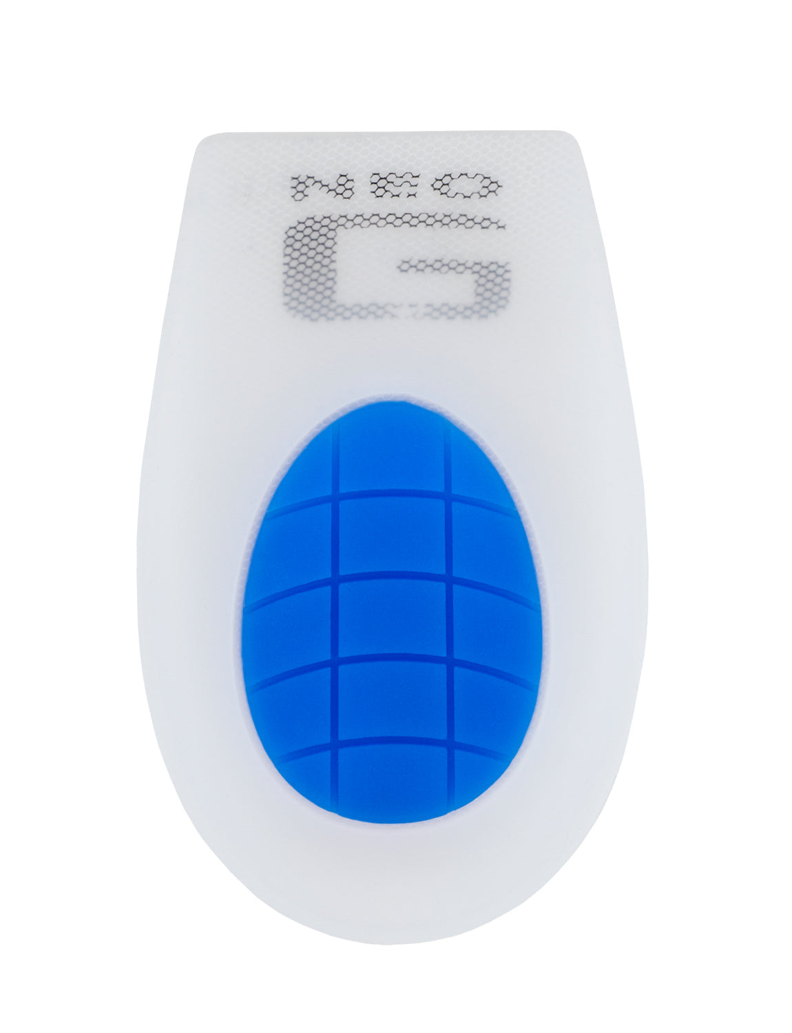 Neo G NeoThotics Silicone Heel Cushion with blue orthotic cushioning zones