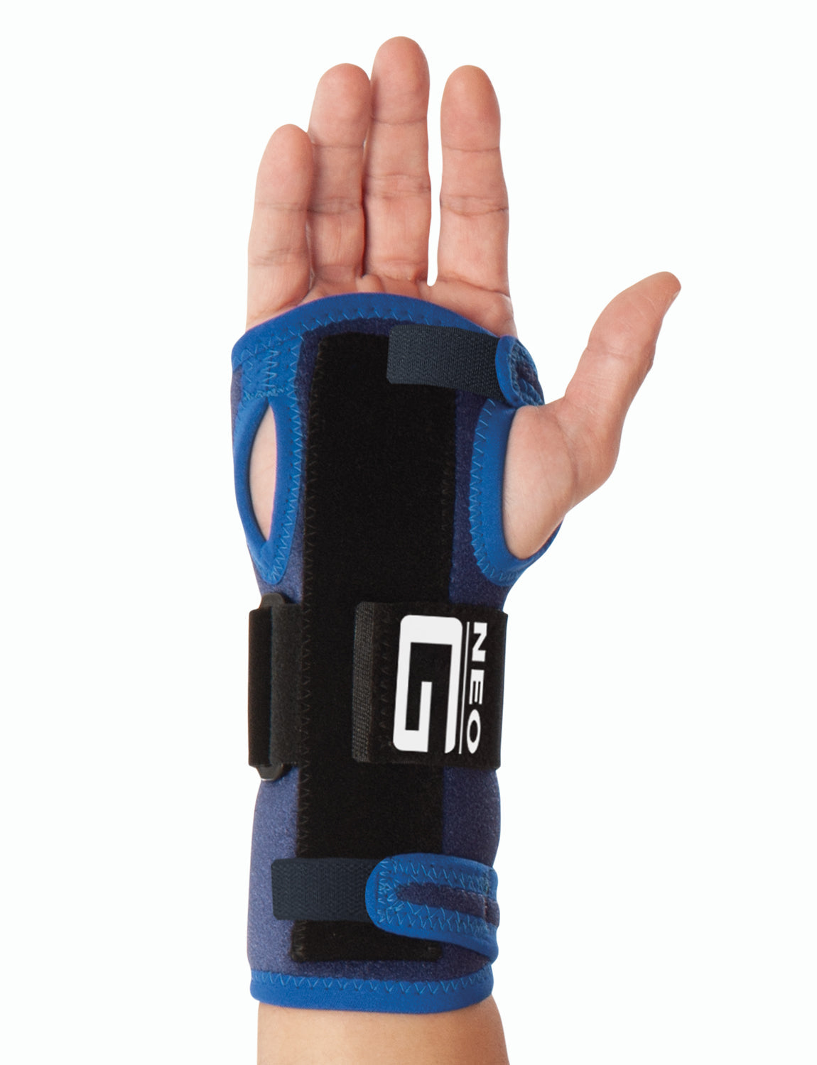 Hand wearing Neo G Universal Wrist Brace