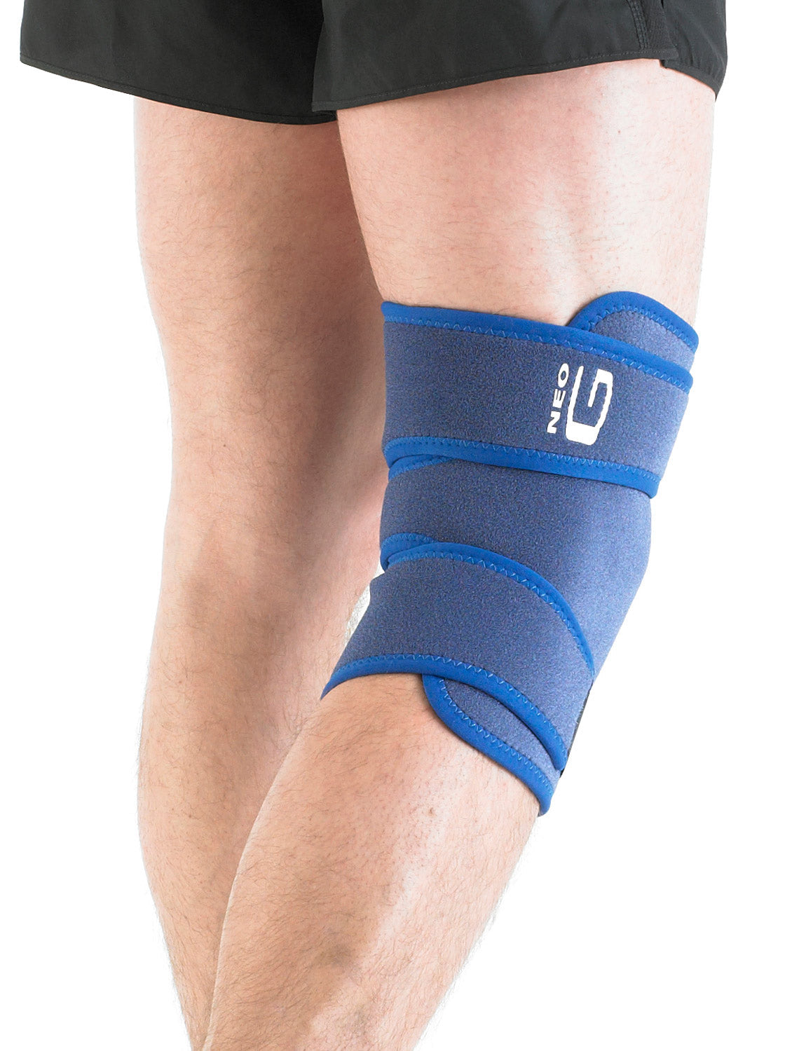 Man wearing Neo G Closed Knee Support facing left
