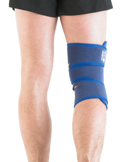 Man wearing Neo G Closed Knee Support facing back