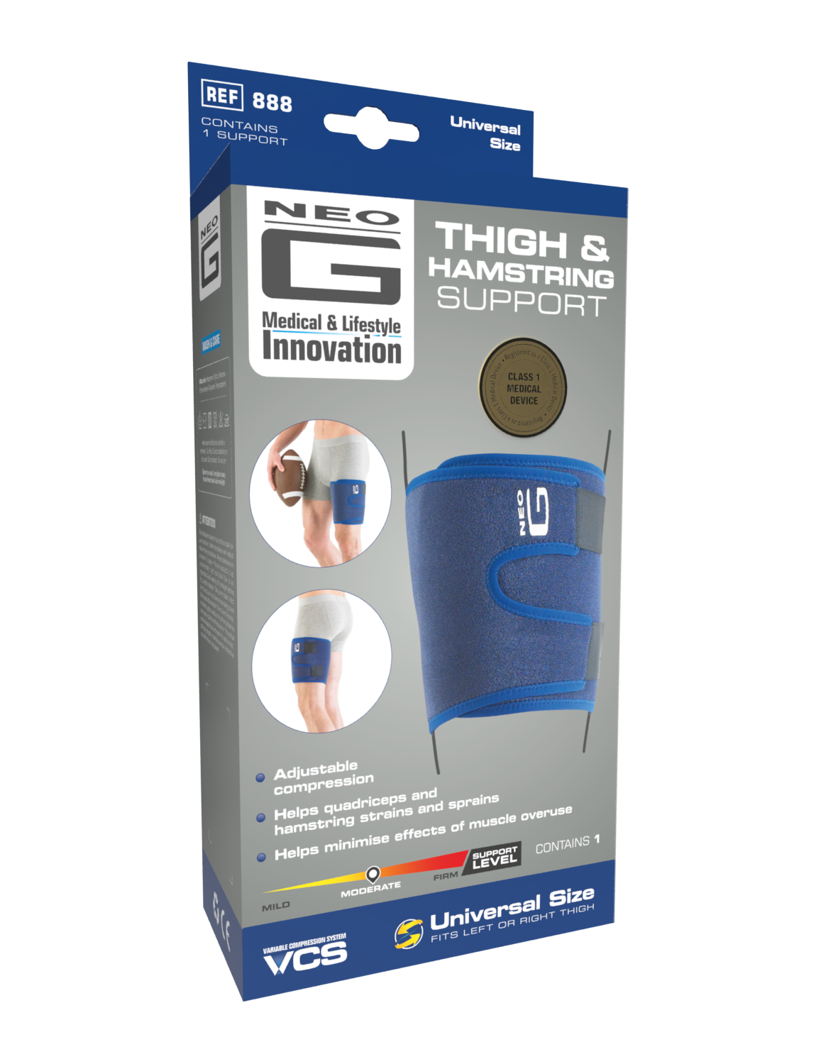 Neo G Thigh and Hamstring Support box