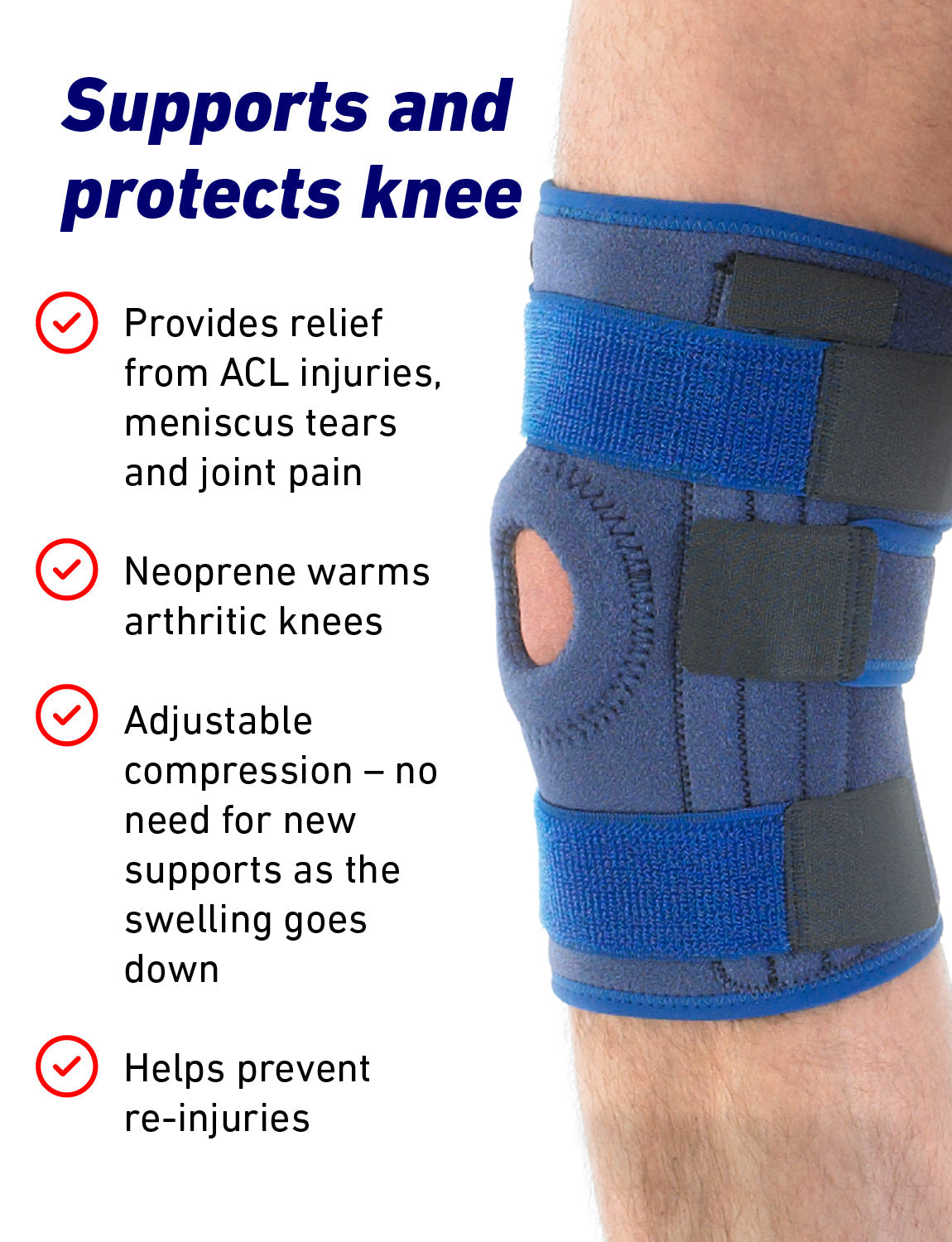 Neo G Stabilized Open Knee Support – Neo G USA