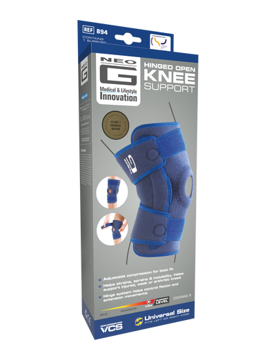 Hinged Open Knee Support