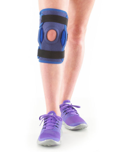 Child wearing Neo G Kids Hinged Knee Support, facing front