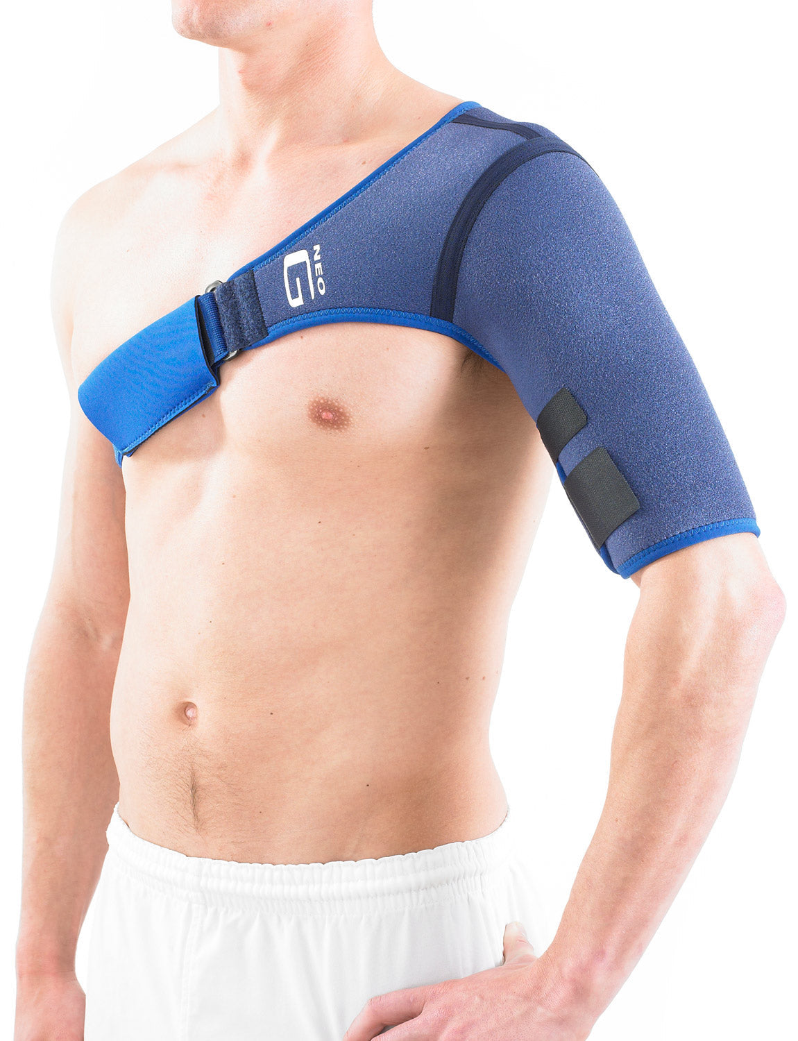 Man wearing Neo G Shoulder Support facing front