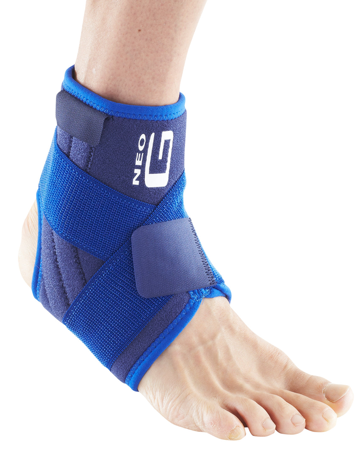Foot wearing Neo G Stabilized Ankle Support with Figure of 8 Strap