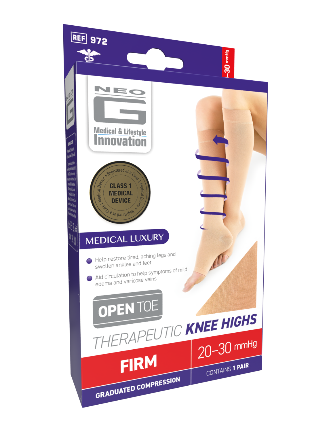Therapeutic Knee Highs (Open Toe)
