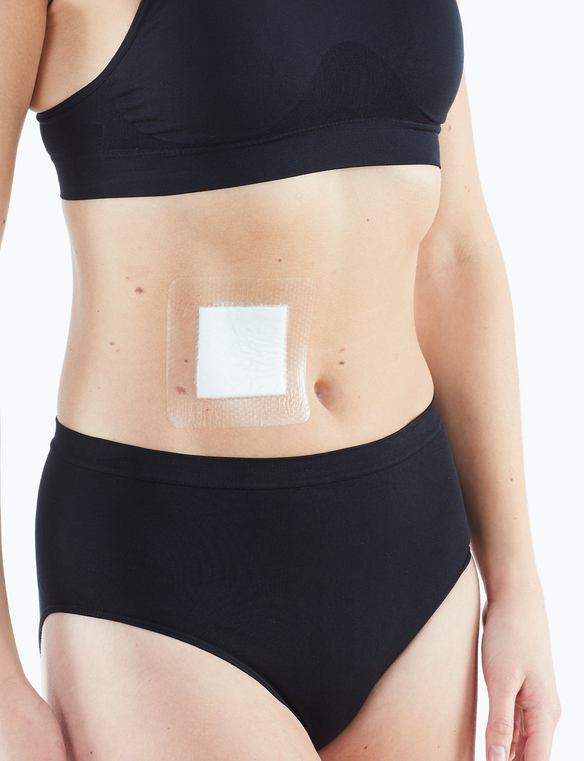 Neo G Silicone Multi Purpose Dressing on stomach